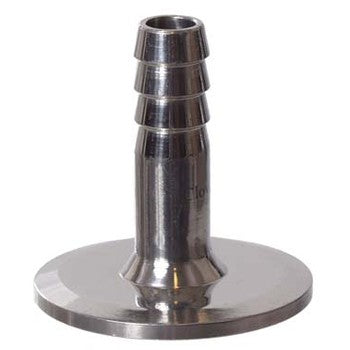 Stainless - 1.5 in. T.C. x 1/2 in Barb