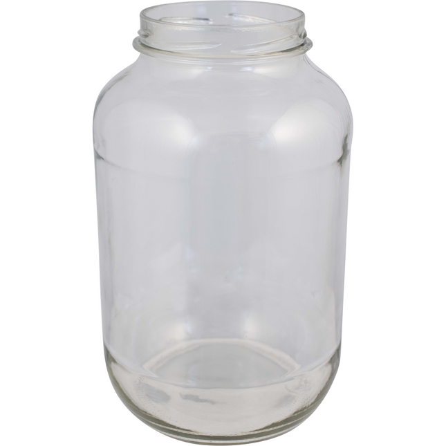 1 Gallon Glass Widemouth Jar - With Lid