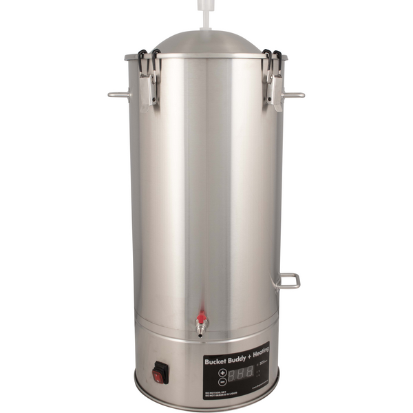 Stainless Bucket Fermenter w/ Heating - 35L/9.25G (110V)