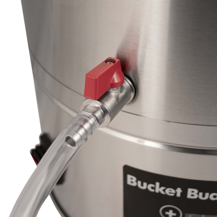 Bucket Buddy w/ Heating - 35L Stainless Steel Fermenter with Integrated 36W Element - 110-120V