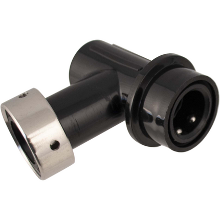 Ball Lock Bev Out (Black) - with Integrated Tap Shank & Collar