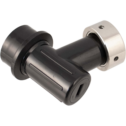 Ball Lock Bev Out (Black) - with Integrated Tap Shank & Collar