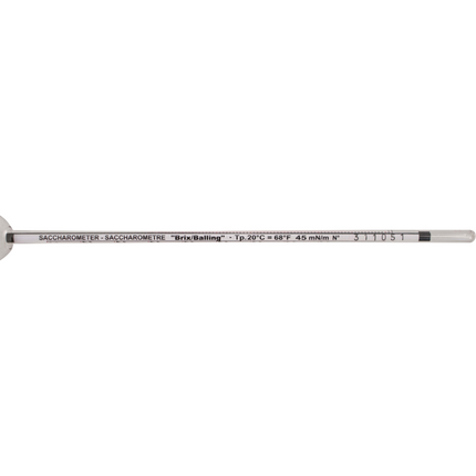 Hydrometer - Brix (20- 30) With Correction Scale