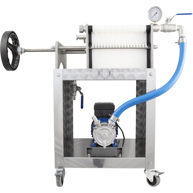 EnoItalia Plate Filter - 10 Plate - Trolley Style w/ Pump - PLACEHOLDER