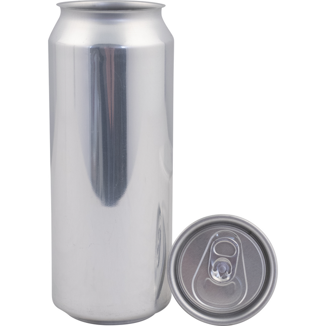 Can Fresh Silver Aluminum Cans (500ml/16.9oz) - Case of 207