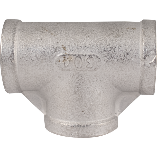 Stainless - 1/2 in. BSPP Female Tee