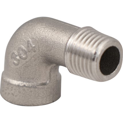 Stainless - 1/4 in. BSPT Elbow - Male to Female