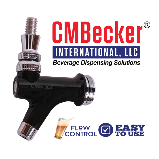 CM Becker Faucet | X2 | Short Nozzle | NSF Rated | with Creamer 