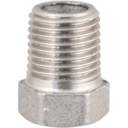 Stainless - 1/4 in. BSPP Hex Plug