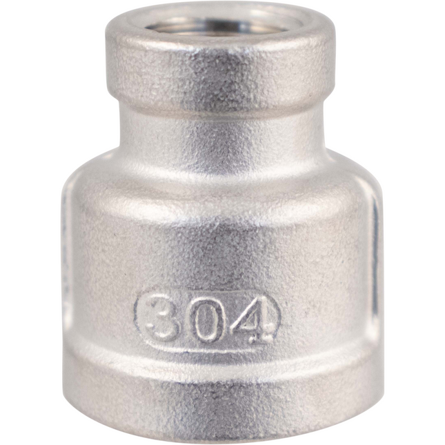 Stainless - 1/2 in. x 1/4 in. BSPP Coupler