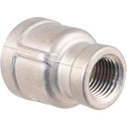 Stainless - 1/2 in. x 1/4 in. BSPP Coupler