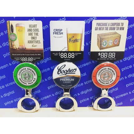 KegLand - Plastic Chrome Decal Holder - 73 mm (2.8 in.)