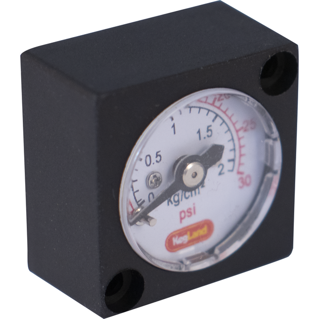 Mini Gauge for Duotight In-Line Regulator & Blowtie G2 - 0-30 psi