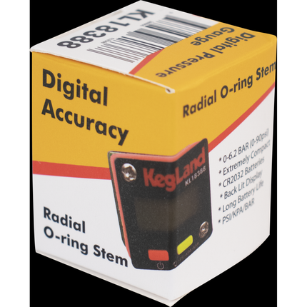 Digital Mini Pressure Gauge - 0-90 psi