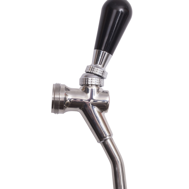 CM Becker Faucet | V3S Forward Seal | Creamer | 304ss | Bowed Nozzle