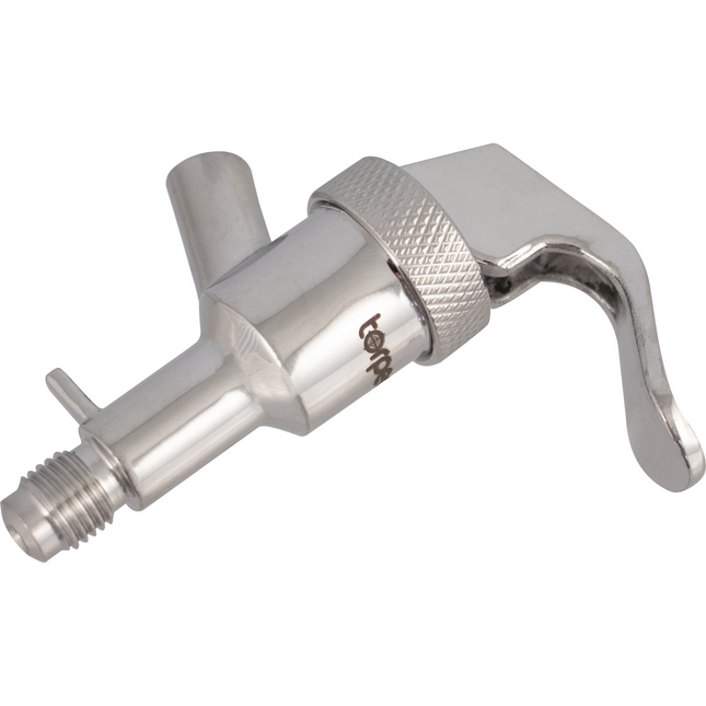Torpedo Keg Faucet - Stainless Steel - Handheld (Picnic Tap) - 1/4 in. Male Flare