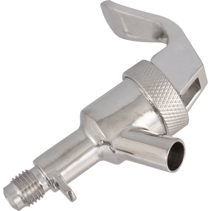 Torpedo Keg Faucet - Stainless Steel - Handheld (Picnic Tap) - 1/4 in. Male Flare