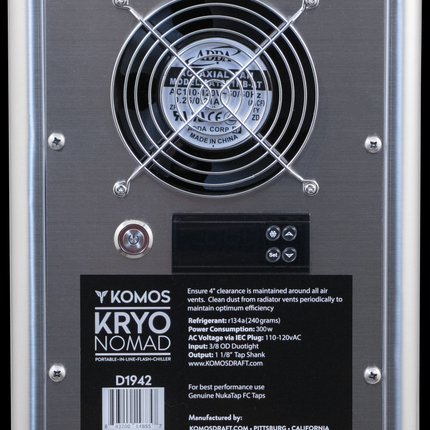 KRYO Nomad Portable Inline Draft Beer Chiller | KOMOS® - Refurbished