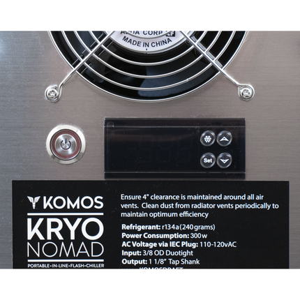 Komos Kryo Nomad - Double Tap Electric Keg Dispenser - 110V