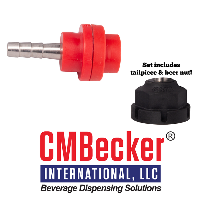 CM Becker | 4mm nipple and nut combo (one of each)