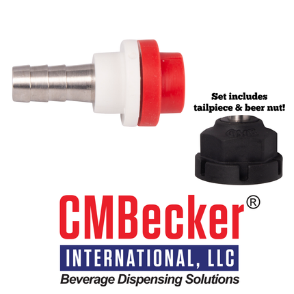CM Becker | 7mm nipple and nut combo (one of each)