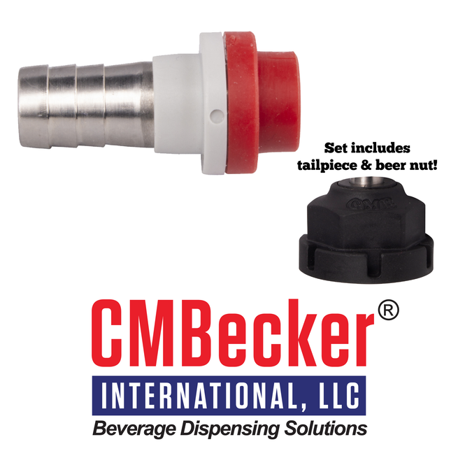 CM Becker | 10mm nipple and nut combo (one of each)