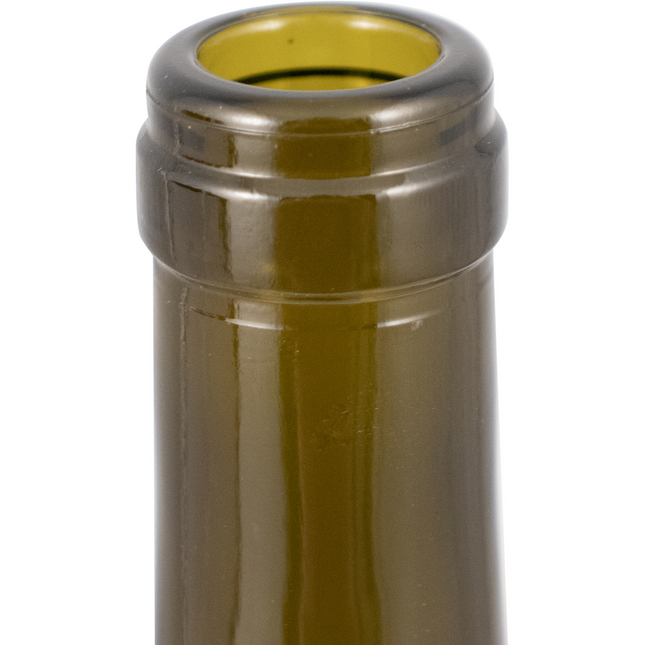 750mL Antique Green Burgundy Farro Glass Wine Bottles, Punted - Case of 12 - PLACEHOLDER