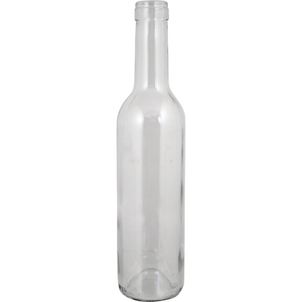 375mL Flint/Clear Claret/Bordeaux Farro Glass Wine Bottles - Case of 24 - PLACEHOLDER