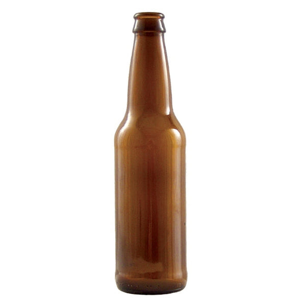 Beer Bottles | Traditional Longneck | Amber Glass Bottles | 12 oz | Case of 24