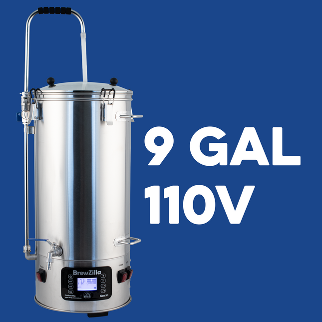 BrewZilla All Grain Brewing System With Pump | Gen 3.1.1 | 35L/9.25G (110V) - Refurbished