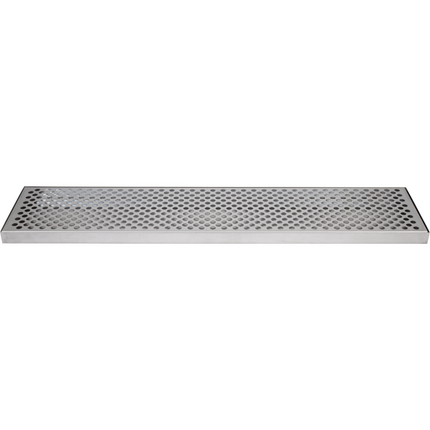 Komos Double-Wide Drip Tray - Countertop Stainless Steel - 29.5 in. x 6.7 in.
