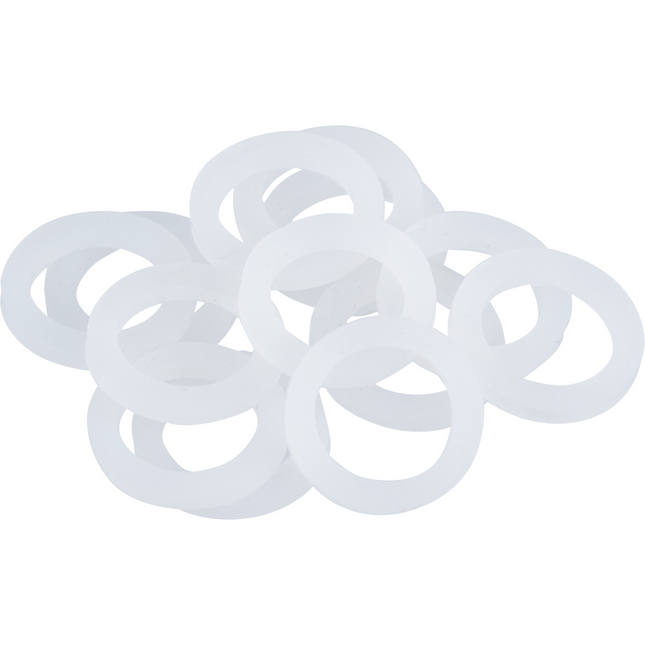 Komos - 5/8 in. Silicone Washers - Tailpiece Gaskets - Pack of 10