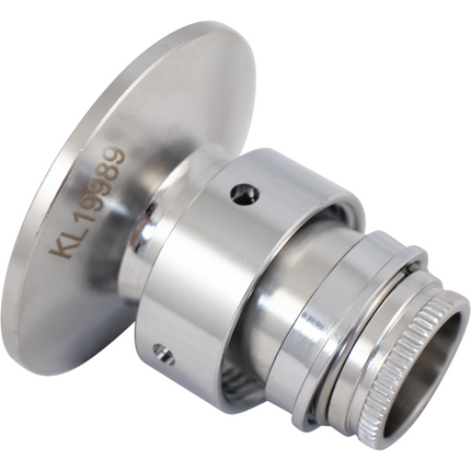 Stainless Sample Valve Shank - 1.5 in. T.C. x Faucet Shank - Intertap / NukaTap