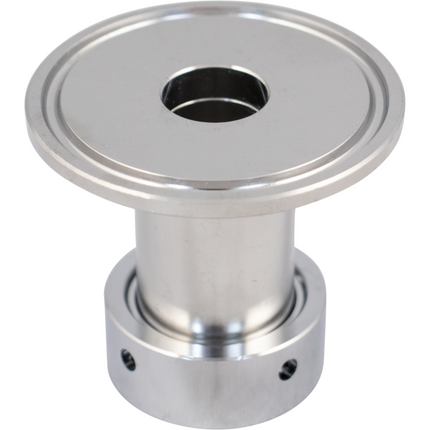 Stainless Sample Valve Shank - 1.5 in. T.C. x Faucet Shank - Intertap / NukaTap