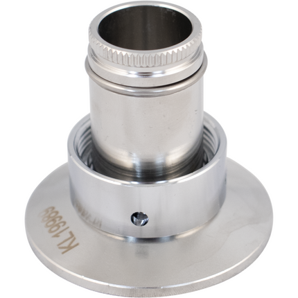 Stainless Sample Valve Shank - 1.5 in. T.C. x Faucet Shank - Intertap / NukaTap