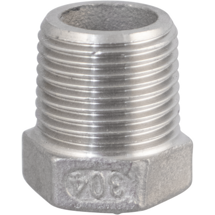 Stainless - 3/8 in. x 1/4 in. BSPT Reducing Bush