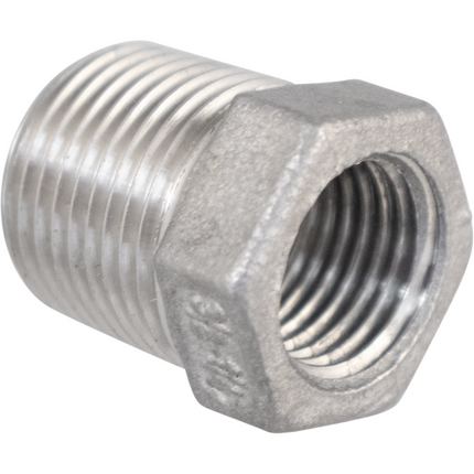 Stainless - 3/8 in. x 1/4 in. BSPT Reducing Bush
