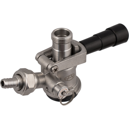 Tap - Stainless Steel Domestic D-Style Sanke Coupler With PRV - Keg Coupler