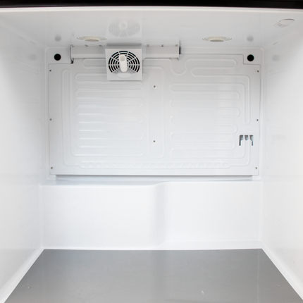 Komos Double-Wide Kegerator with Stainless Double T Bar Tower - 8 Tap