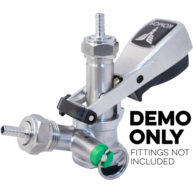 KOMOS Keg Coupler - S-Style Sanke Coupler with PRV (Stainless)
