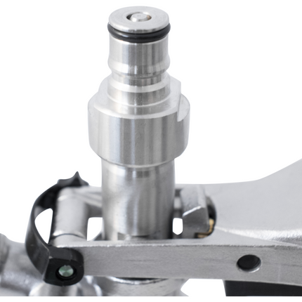KOMOS Keg Coupler - S Style Sanke Coupler with PRV (Stainless) w/ Ball Lock Quick Disconnect (QD) Adapters