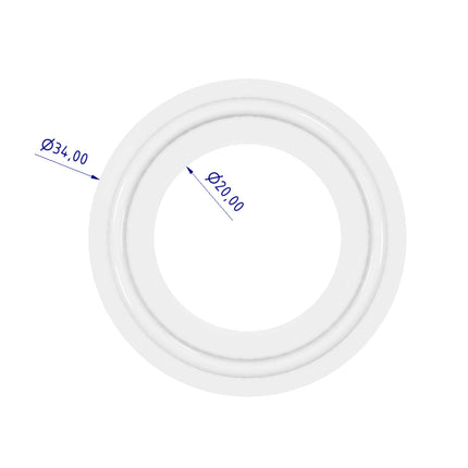 Brewtools - T.C. Gasket, 34mm, DN20, 5 pack