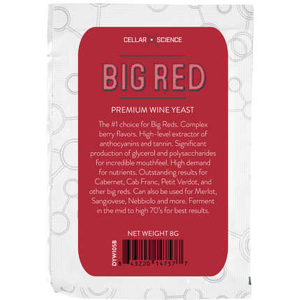 CellarScience - Dry Wine Yeast - Big Red - PLACEHOLDER