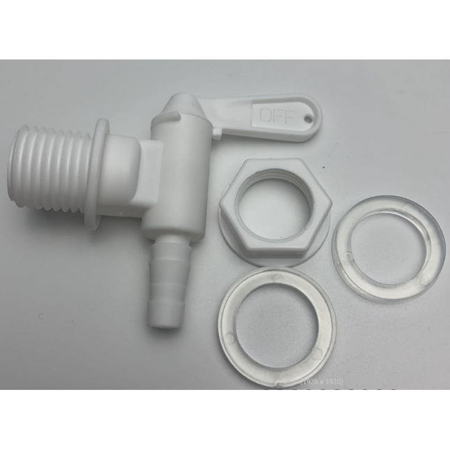 Plastic Spigot for Wide Mouth Carboys - Barbed for Tubing