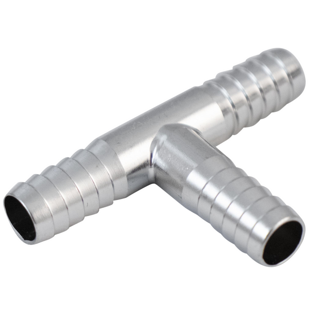 Stainless Steel Tee - 5/16 in Barbed