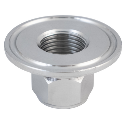 Stainless - 1.5 in. T.C. x 1/2 in. BSPT Female