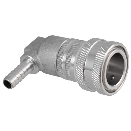 Ball Lock Quick Disconnect (QD) Gas In (Stainless) - Barbed