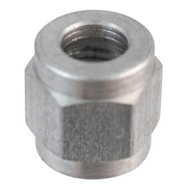 Komos - Flare Fitting - Stainless 1/4 in. Swivel Nut for 1/4 in. Barb - Pack of 4