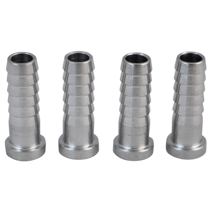Komos - Flare Fitting - Stainless 1/4 in. Barb - Pack of 4