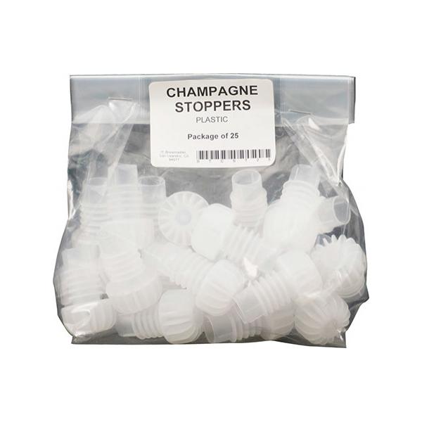 Champagne Stoppers - White Plastic - PLACEHOLDER